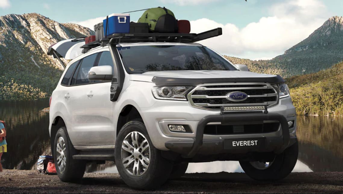 Ford everest top bike rack